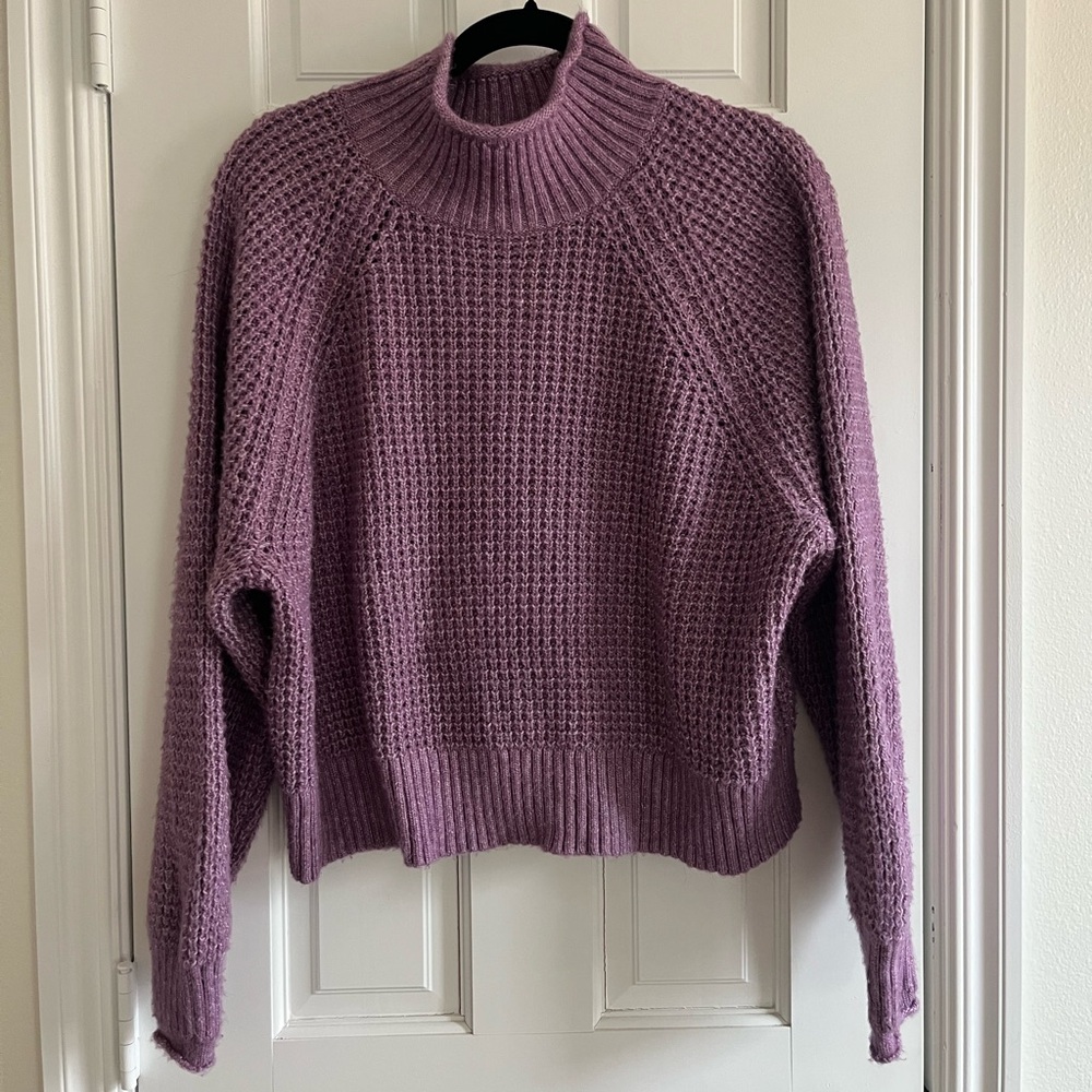 🌟HP🌟AE Purple Cropped Sweater